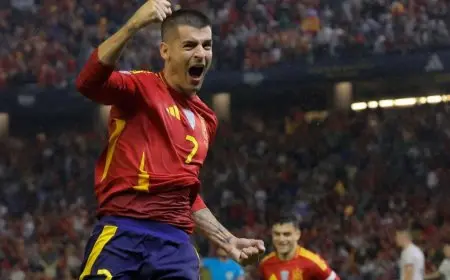 إسبانيا تهزم صربيا وتتأهل لربع نهائي دوري الأمم الأوروبية