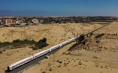 مسار جديد لتنمية سيناء.. تفاصيل عودة تشغيل خط سكة حديد الفردان- بئر العبد في أرض الفيروز