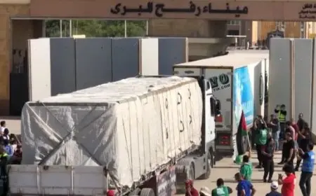وزير الخارجية: شاحنات المساعدات متوقفة عند معبر رفح بسبب الانتهاك السافر للقانون الدولي