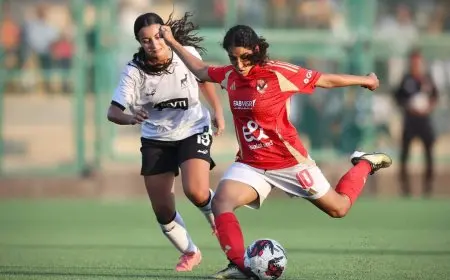سيدات الأهلي ضيفًا على مودرن سبورت ببطولة الدوري للكرة النسائية