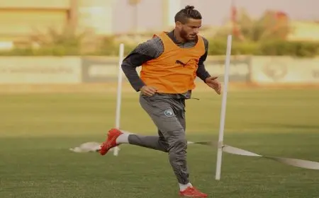 بيراميدز يختتم تدريباته قبل السفر للإمارات