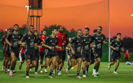 الأهلي يختتم استعداداته لمواجهة سيراميكا كليوباترا في السوبر المصري