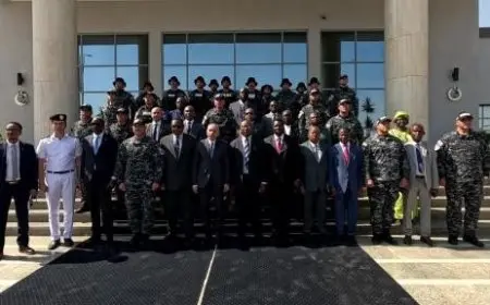 الداخلية تستقبل وفد سفراء دول إفريقية بالمعهد القومي لتدريب القوات الخاصة