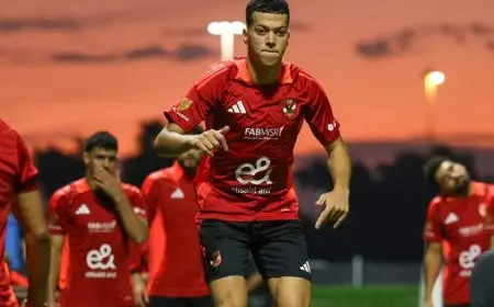 الأهلي يخوض مرانا بدنيا بفندق الإقامة قبل مواجهة سيراميكا كليوباترا