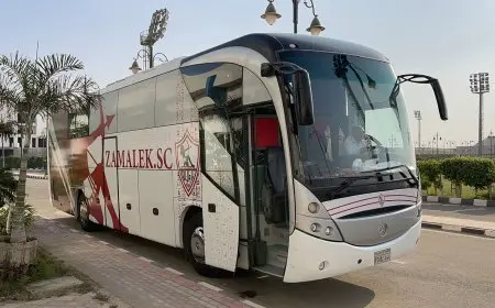 الزمالك يصل ستاد آل نهيان لخوض مباراة بيراميدز في السوبر