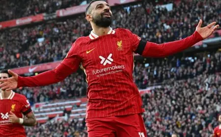 صلاح تاسع أفضل هدّاف في تاريخ الدوري الإنجليزي الممتاز