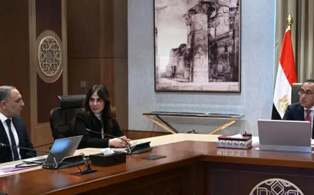 رئيس الوزراء يُتابع مع رئيس مركز تخطيط استخدامات أراضي الدولة ملفات العمل