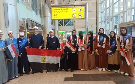 ممثلو الأزهر في تحدي القراءة يصلون دبي للمشاركة في نهائيات الدورة الثامنة