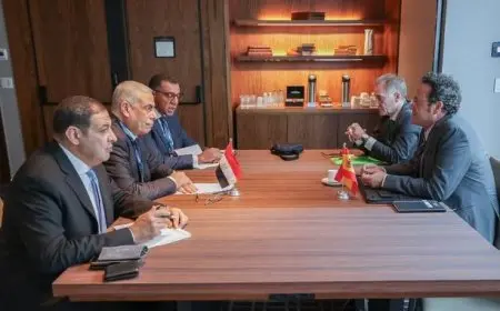 النائب العام يبحث مع نظيره الإسباني تعزيز أوجه التعاون لمكافحة الجرائم