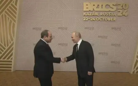 الرئيس السيسي: نتطلع لتفعيل أطر التعاون مع روسيا على الصعيد الثنائي