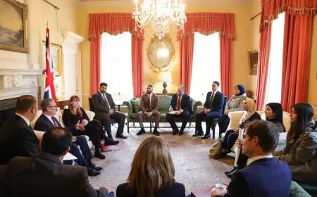 رئيس الوزراء البريطاني يلتقي ممثلين عن عائلات الضحايا في غزة