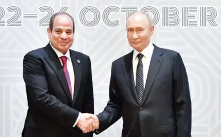 السيسي والرئيس الروسي يؤكدان ضرورة التوصل لوقف إطلاق نار فوري في غزة ولبنان