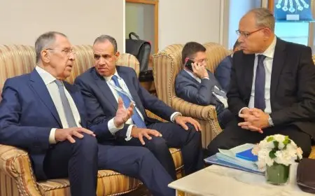 وزير الخارجية يبحث مع نظيره الروسي آخر التطورات الجارية في غزة ولبنان