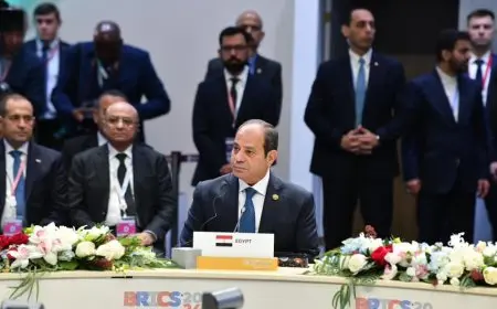 الرئيس السيسي يؤكد اعتزاز مصر بمشاركتها الأولى كعضو في تجمع البريكس