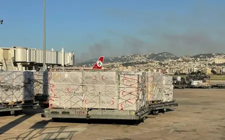 وصول شحنة مساعدات مصرية ثالثة إلى لبنان وإعادة 293 مواطنا إلى أرض الوطن