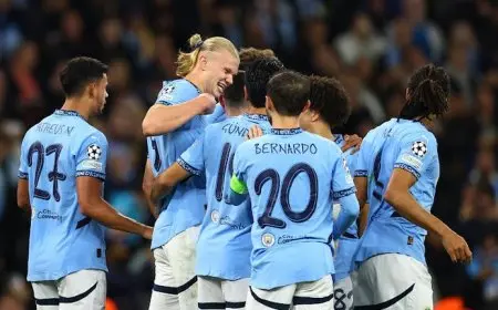 مانشستر سيتي يستعرض عضلاته بخماسية في شباك سبارتا براج بدوري أبطال أوروبا