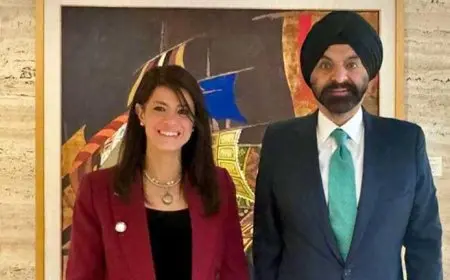 مباحثات موسعة بين وزيرة التخطيط والتعاون ورئيس مجموعة البنك الدولي حول سبل التعاون