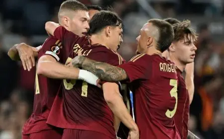 روما يحقق فوزه الأول في الدوري الأوروبي على حساب دينامو كييف