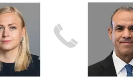 عبدالعاطي يتلقى اتصالاً هاتفياً من وزيرة خارجية فنلندا