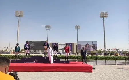 إشادة دولية بالجهد المبذول فى الإعداد والتنظيم لبطولة مصر الدولية للفروسية