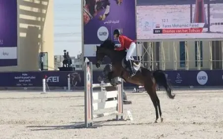 تحت عمر 21 عاما.. مصر تحقق المركزين الثاني والثالث في نهائي دوري الناشئين للفروسية