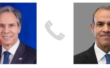 وزير الخارجية: توافقت مع نظيري الأمريكي على أهمية إنهاء الاحتلال الإسرائيلي لقطاع غزة