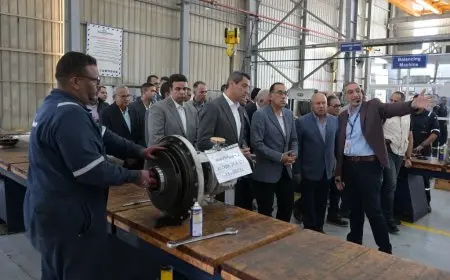 رئيس الوزراء يتفقد الشركة المصرية الألمانية للمضخات «روهربمبن مصر»