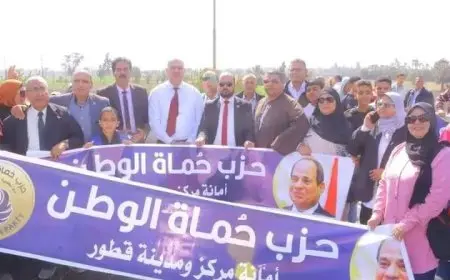 حزب حماة الوطن يشارك في احتفالية ذكرى نصر أكتوبر باستاد العاصمة الإدارية