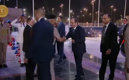 الرئيس السيسي يصل مقر احتفالية اتحاد القبائل بذكرى انتصارات أكتوبر
