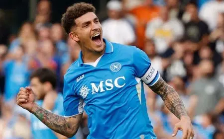 هدف دي لورينزو يُهدي نابولي الفوز على ليتشي