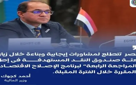 وزير المالية: نتطلع لمشاورات إيجابية وبناءة خلال زيارة بعثة صندوق النقد المقبلة