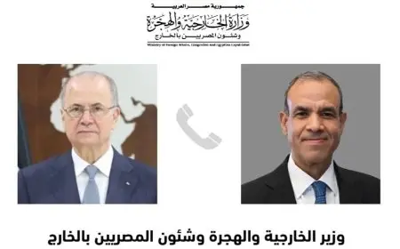 عبد العاطي يبحث مع رئيس الوزراء الفلسطيني وقف إطلاق النار في غزة وتبادل الأسرى