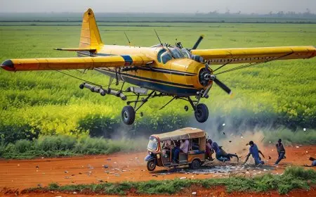 طائرة تصطدم بـ«توك توك» في السودان.. 4 ماتوا و12 إصابة