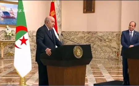 الرئيس السيسي: الثورة الجزائرية تمثل لنا محل إعجاب واحترام وتقدير