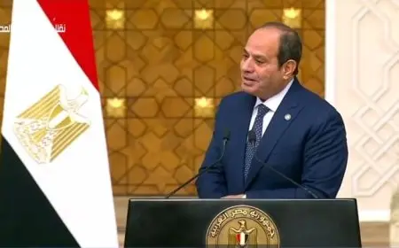 الرئيس السيسي: نرفض تهجير الفلسطينيين لخارج غزة.. ونبذل جهودا للمحافظة على القطاع