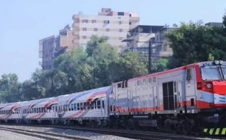 السكة الحديد: تعديل تركيب قطارين بخط القاهرة – بورسعيد.. وإيقاف آخر قطار صيفي لمرسى مطروح