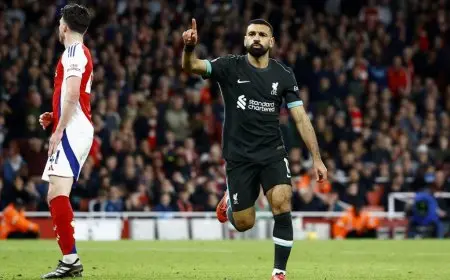 بعد تسجيله أمام آرسنال| صلاح يلاحق هالاند في ترتيب هدافي الدوري الإنجليزي