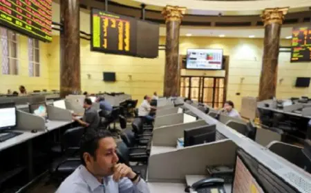 تراجع جماعي بمؤشرات البورصة في ختام تعاملات اليوم