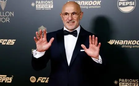 دي لا فوينتي يتحدث عن غياب ريال مدريد عن حفل الكرة الذهبية