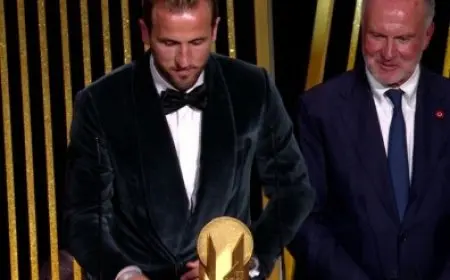 هاري كين وكيليان مبابي يحققان جائزة جيرد مولر لعام 2024