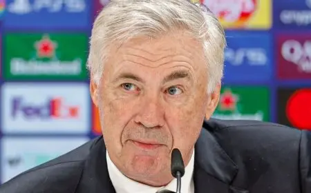 أنشيلوتي “الغائب عن الحفل” يفوز بجائزة كرويف لأفضل مدرب في 2024