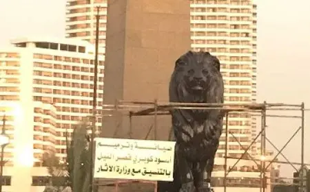 أزمة تماثيل أسود قصر النيل.. وزير الآثار: لو حد عنده فكرة معينة ممكن بيعت لي ونتحاور