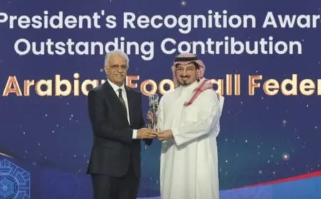 السعودية تفوز بجائزة المساهمة المتميزة من الاتحاد الآسيوي