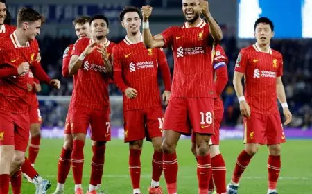 صاروخ جوي وآخر أرضي وراء تأهل ليفربول في كأس الرابطة الإنجليزية