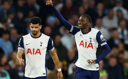 الهزيمة الأولى.. سيتي يسقط أمام توتنهام ويودع كأس الرابطة