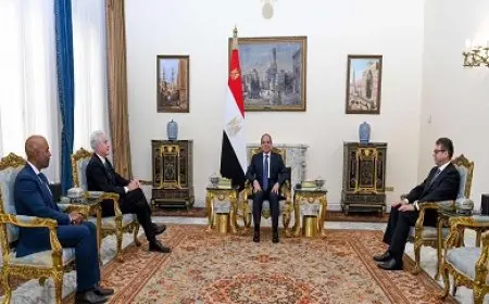 السيسي يستقبل رئيس وكالة الاستخبارات المركزية الأمريكية ويحذر من خطورة استمرار التصعيد على المستوى الإقليمي