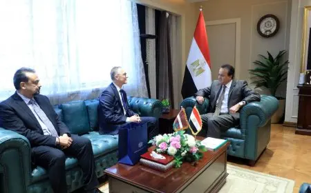 وزير الصحة يستقبل سفير جمهورية لاتفيا بالقاهرة لبحث سبل التعاون بين البلدين