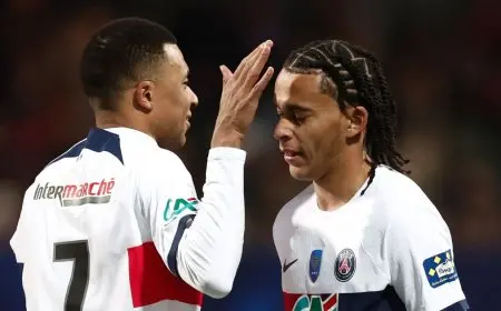 كيليان مبابي “اصطدم” بناصر الخليفي بعدما “أبكى” شقيقه الأصغر إيثان