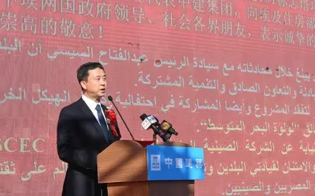 مدير CSCEC الصينية: البرج الأيقوني حجر الزاوية في مدينة العلمين الجديدة