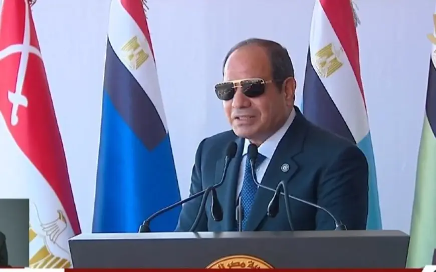 الرئيس السيسي: معندناش أجندة خفية تجاه حد.. وموقفنا لن يتغير